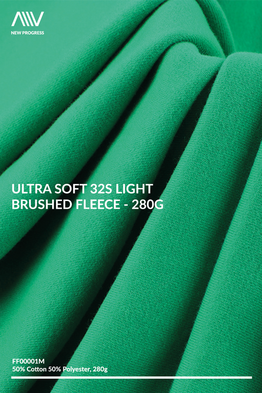 FF00001M - Ultra Soft 32s Light Brushed Fleece - 280G