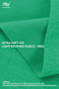 FF00001M - ULTRA SOFT 32S LIGHT BRUSHED FLEECE - 300G