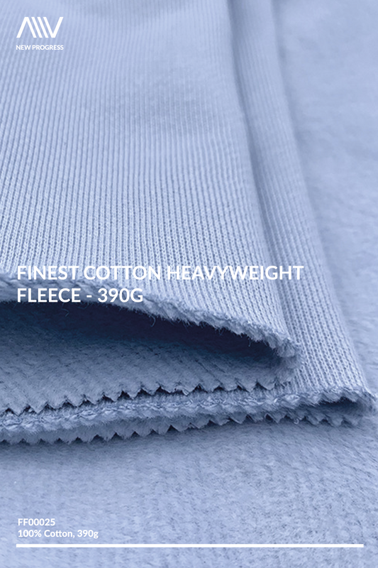 FF00025 - Finest Cotton Heavyweight Fleece - 390G