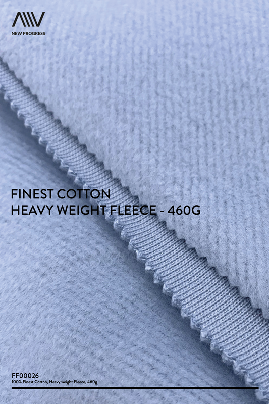 FF00026 - FINEST COTTON HEAVY WEIGHT FLEECE - 460G