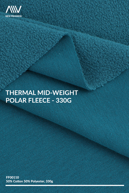 SPN0308 - Ultra Soft Mid-weight Thermal Cotton Blend Polar Fleece Hoodie