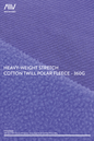 FFS0003 - HEAVY-WEIGHT STRETCH COTTON TWILL POLAR FLEECE - 360G