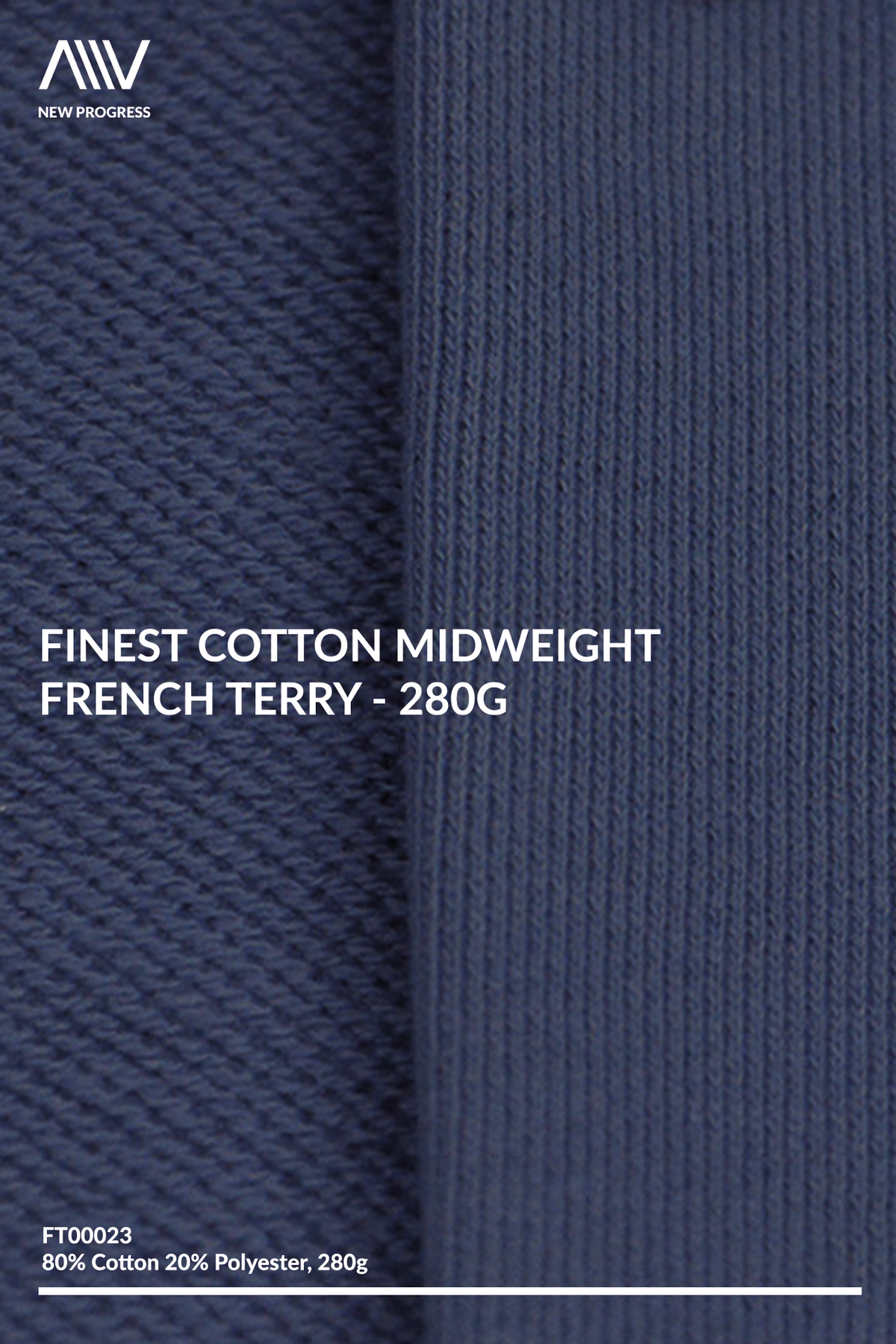 FT00023 - Finest Cotton Midweight French Terry - 280G