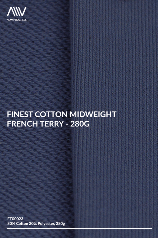 FT00023 - Finest Cotton Midweight French Terry - 280G