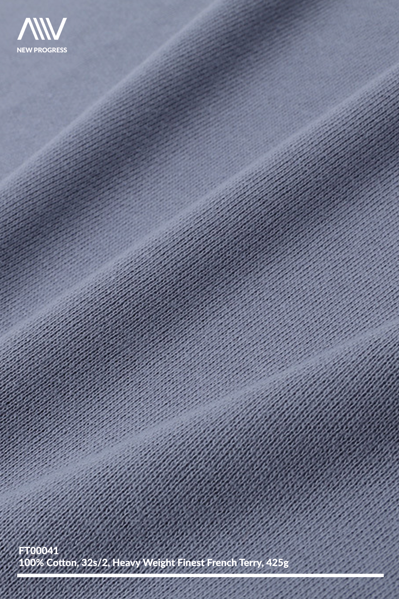 FT00041 - FINEST 32S/2 COTTON HEAVY WEIGHT FRENCH TERRY - 425G