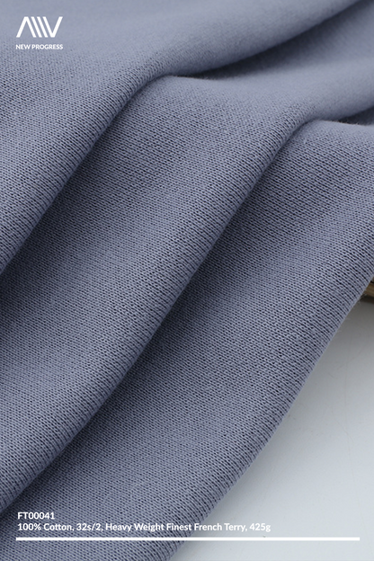 FT00041 - FINEST 32S/2 COTTON HEAVY WEIGHT FRENCH TERRY - 425G
