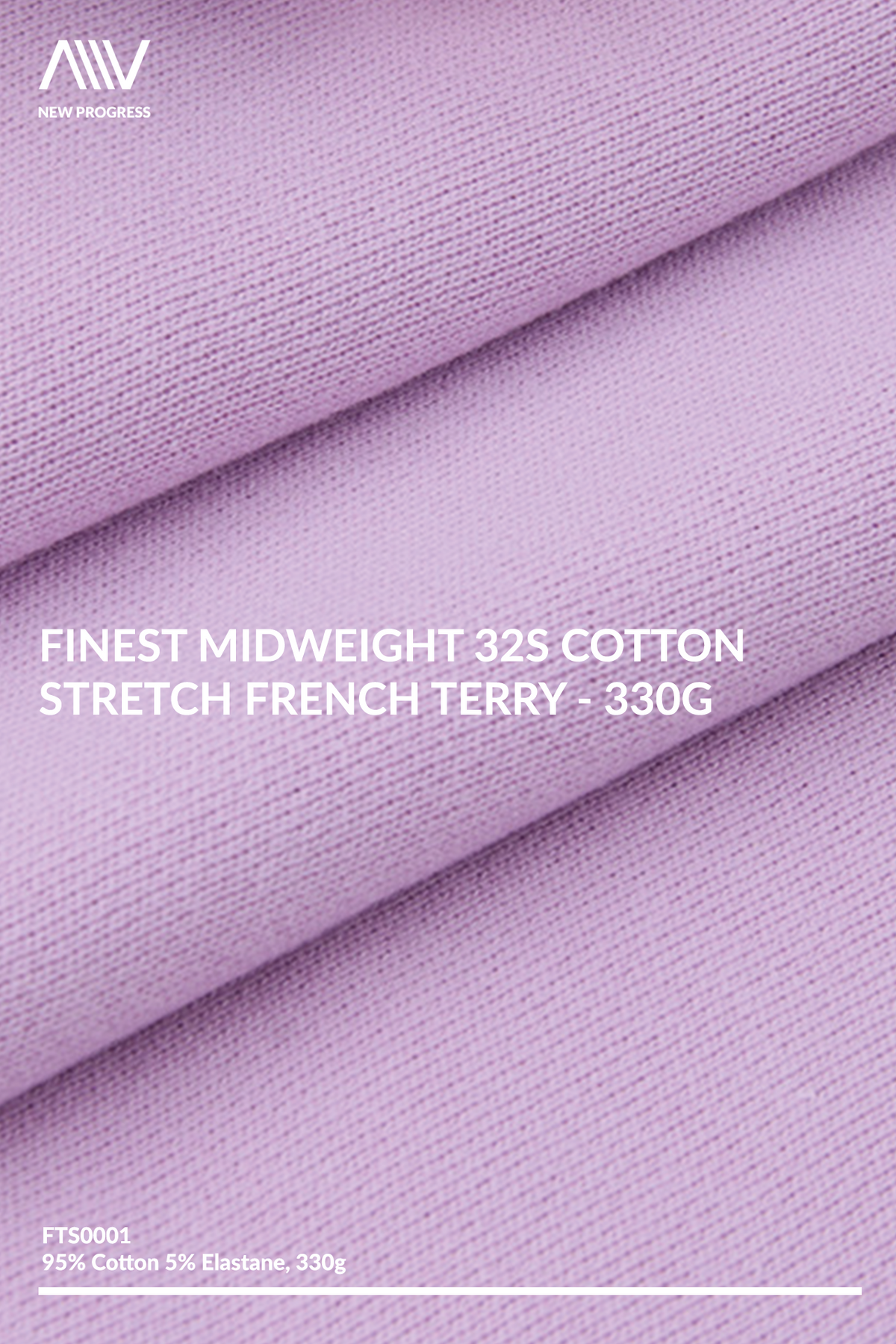 FTS0001 - Finest Midweight 32s Cotton Stretch French Terry - 330G