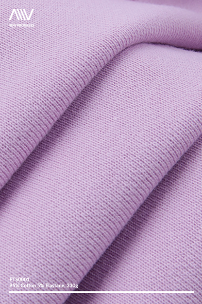 FTS0001 - Finest Midweight 32s Cotton Stretch French Terry - 330G