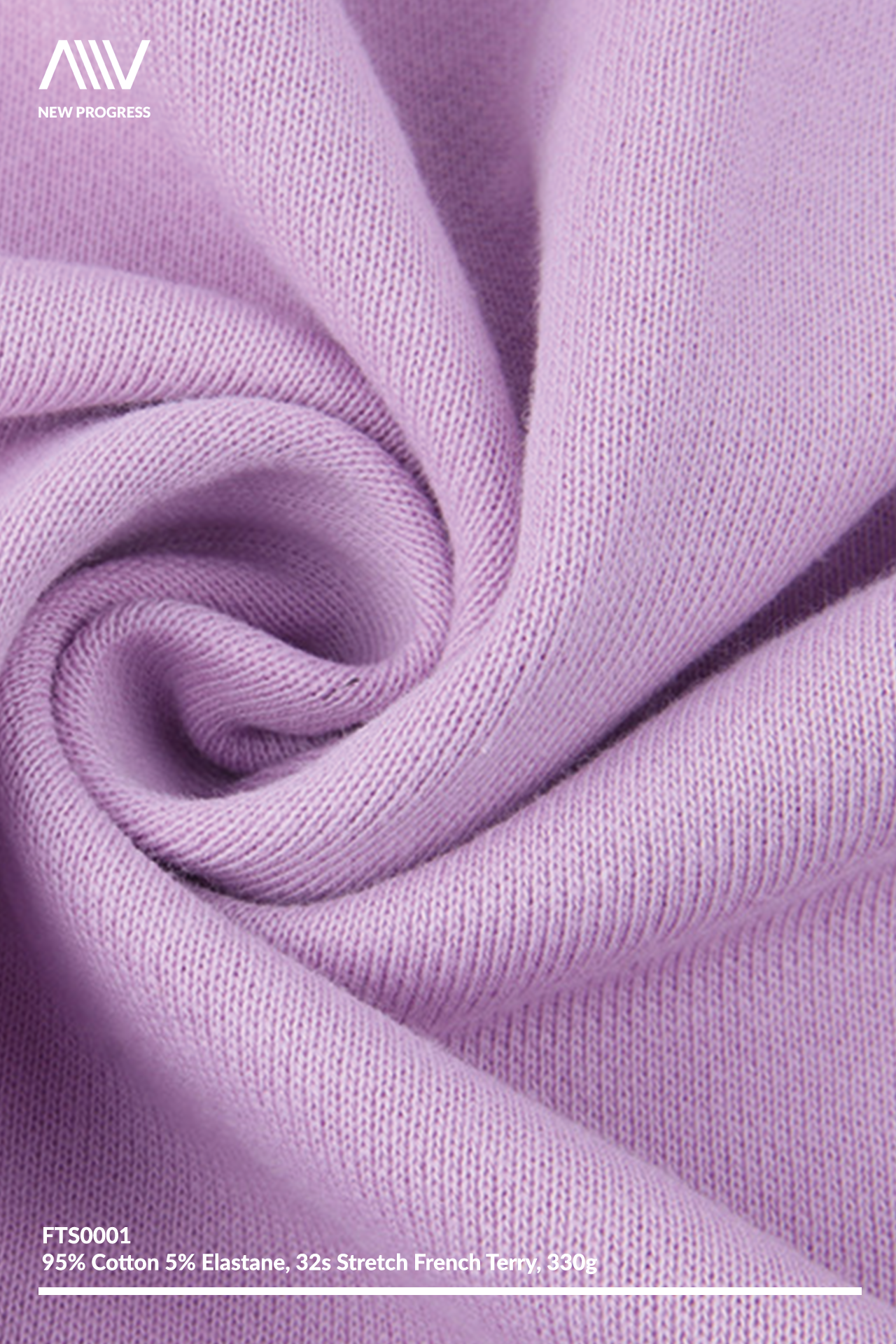 FTS0001 - ULTRA SOFT MIDWEIGHT 32S COTTON STRETCH FRENCH TERRY - 330G