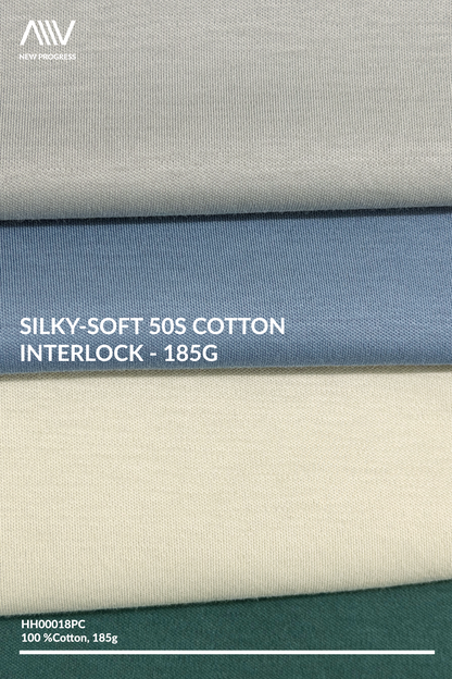 SPJ0397 - Silky-Soft Cotton Interlock Split-Hem Crew Tee