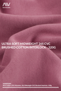 HH00026M - ULTRA SOFT MIDWEIGHT 26S CVC BRUSHED COTTON INTERLOCK - 320G