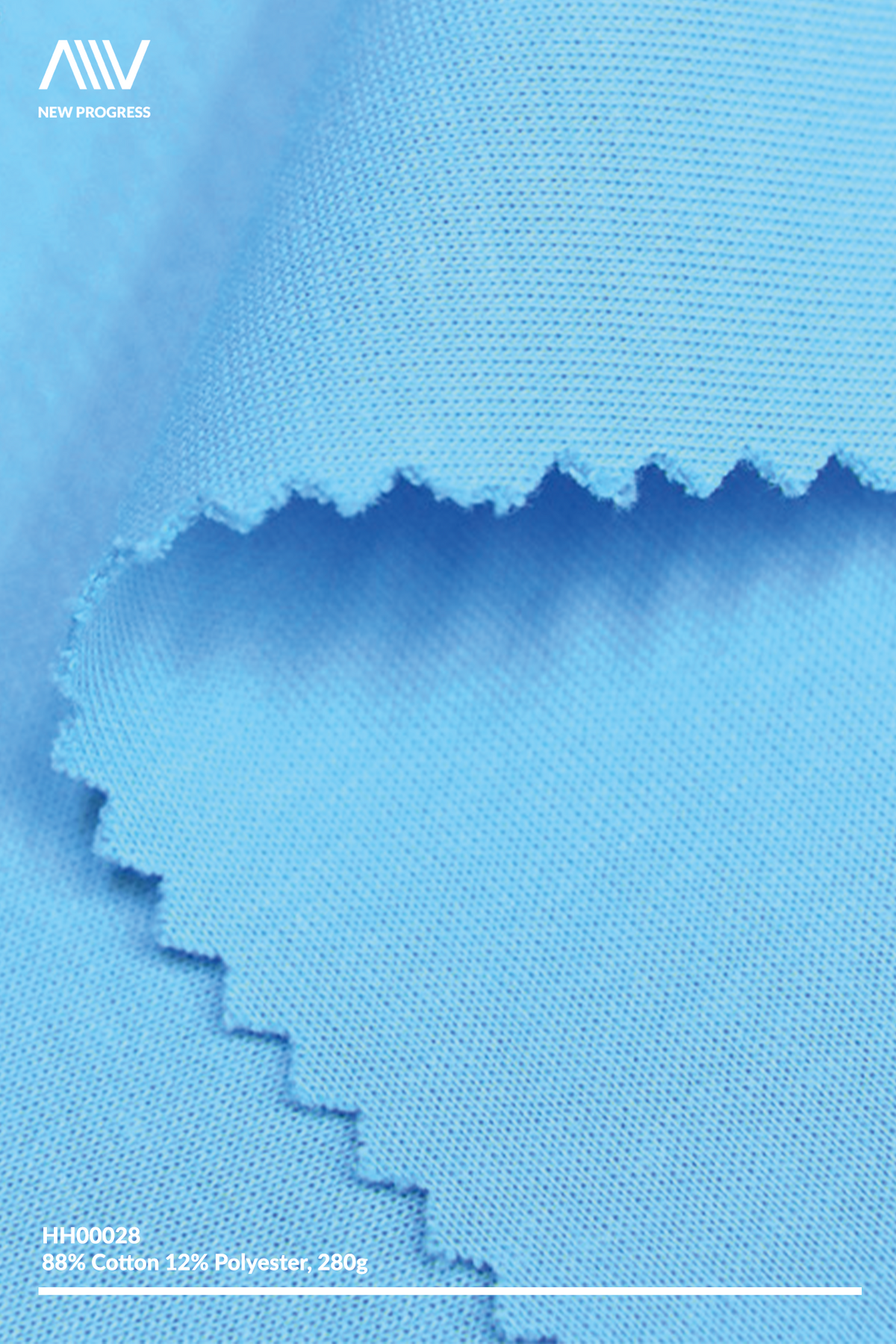 HH00028 - Soft Midweight 32s CVC Cotton Blend Double Face - 280G