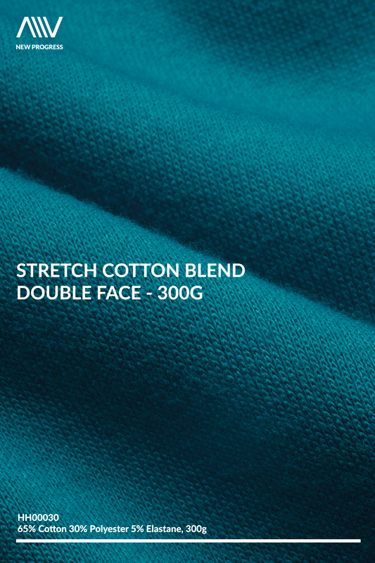 HH00030 - Stretch Cotton Blend Double Face - 300G