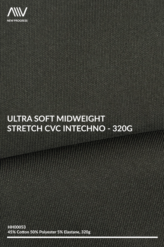 HH00053 - Ultra Soft Midweight Stretch CVC Intechno - 320G