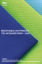 MM00034 - BREATHABLE LIGHTWEIGHT 75D JACQUARD MESH - 150G