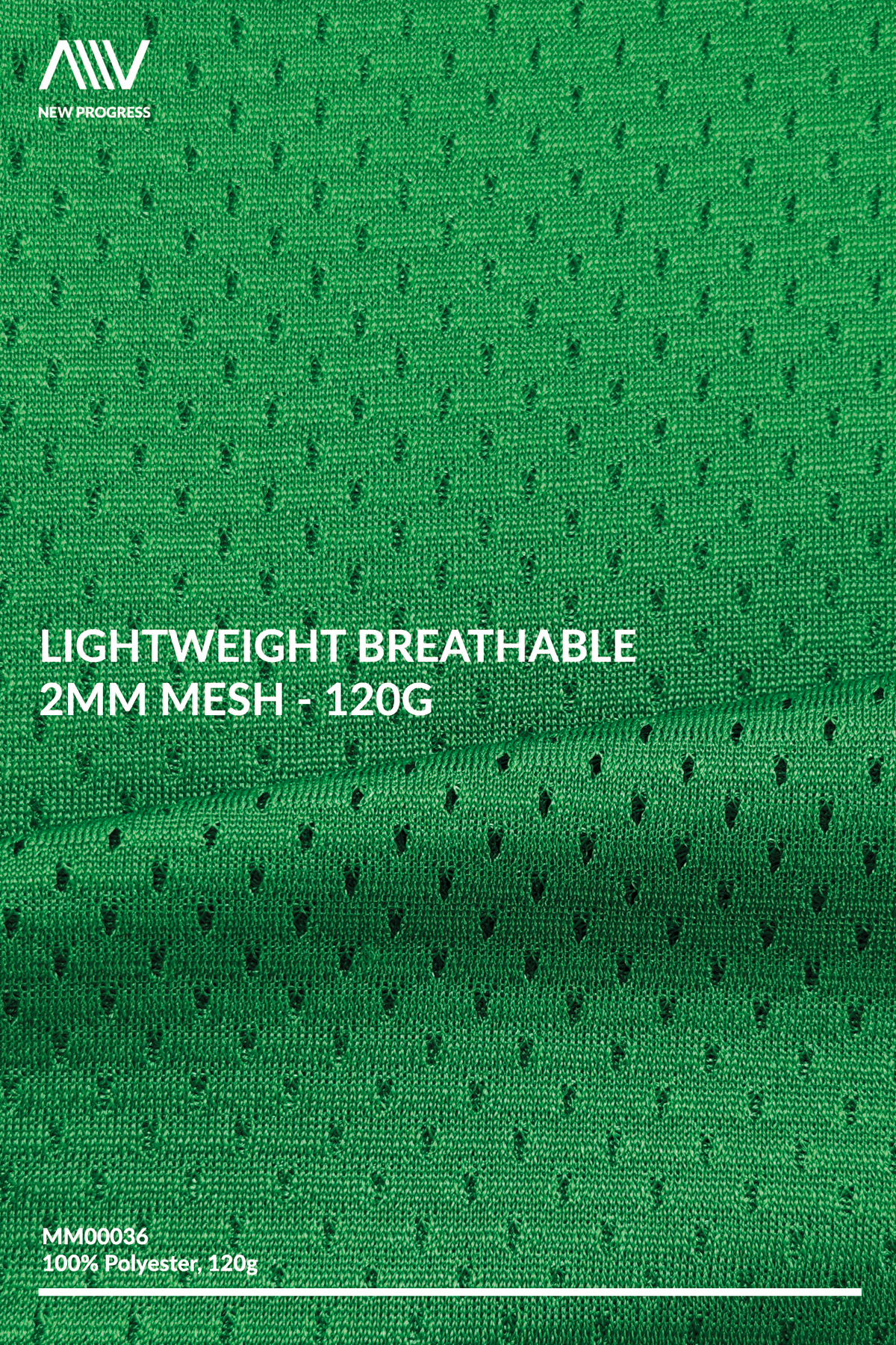 MM00036 - Lightweight Breathable 2mm Mesh - 120G