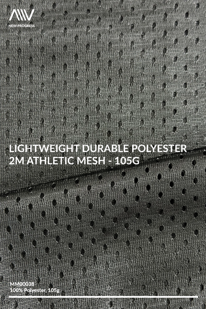 MM00038 - Lightweight Durable Polyester 2M Athletic Mesh - 105G