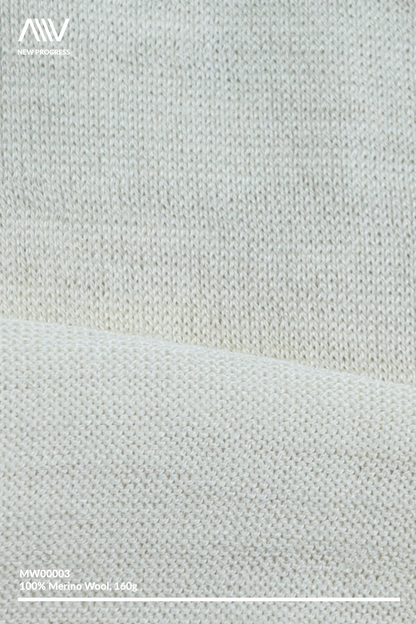 MW00003 - 17.5 Merino Wool Single Jersey - 160G