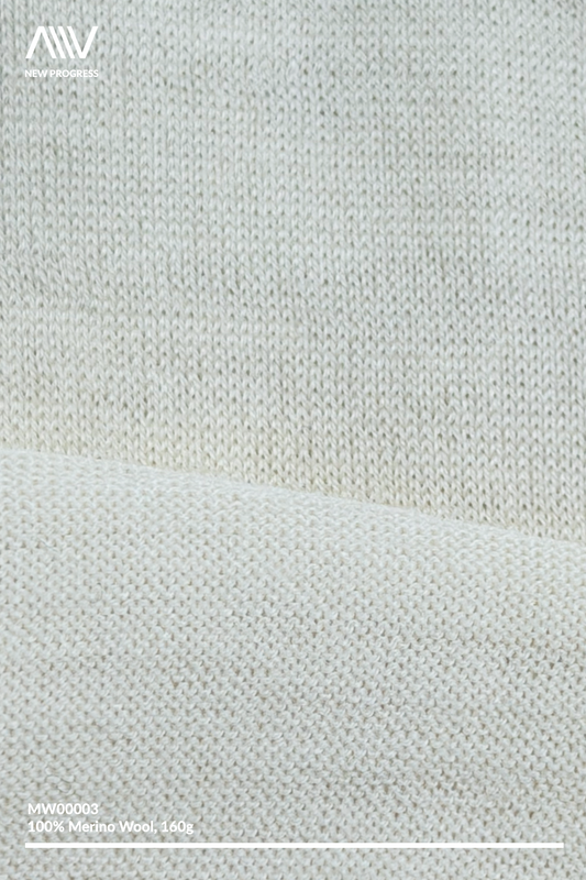 MW00003 - 17.5 Merino Wool Single Jersey - 160G