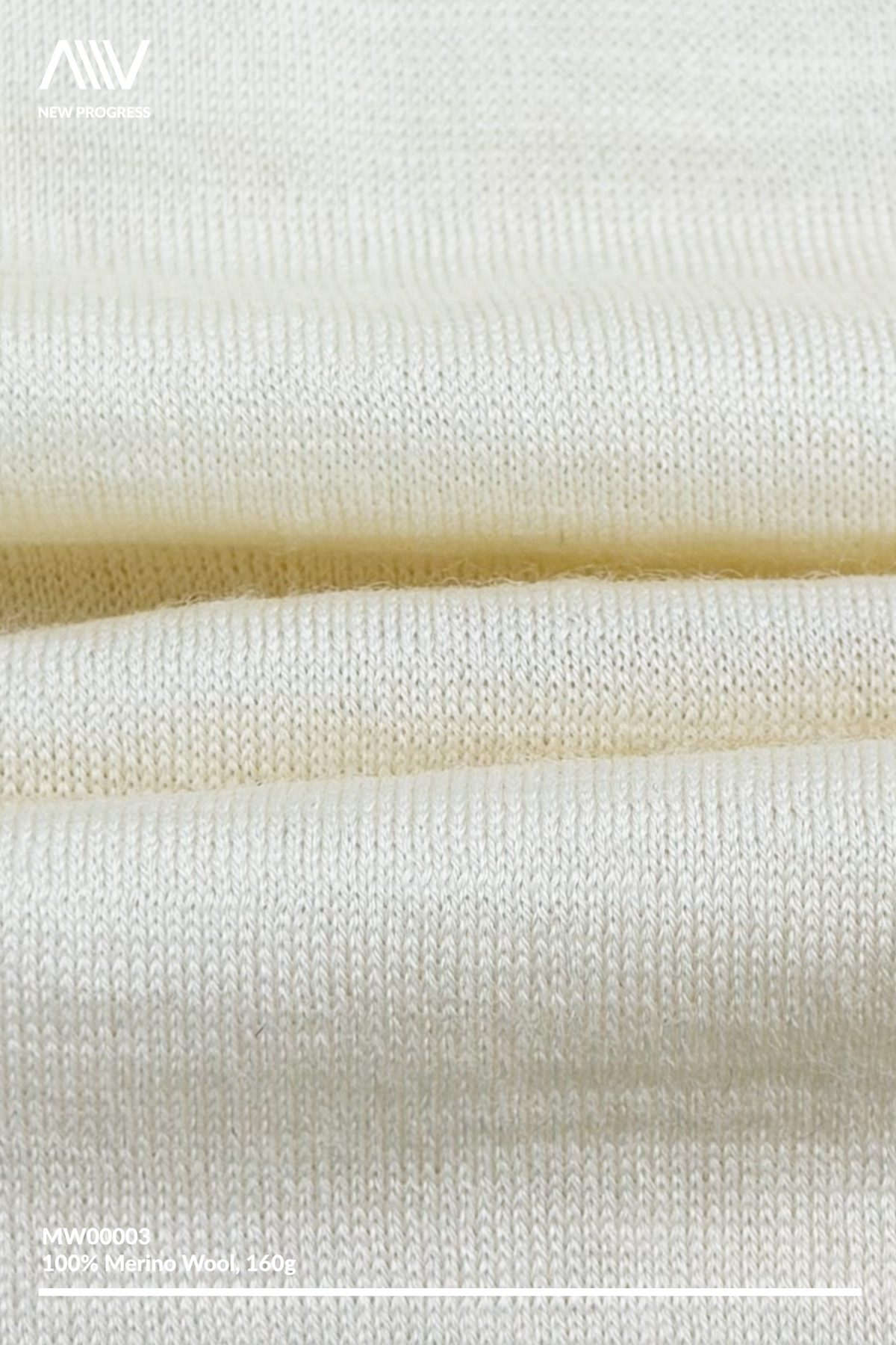 MW00003 - 17.5 Merino Wool Single Jersey - 160G