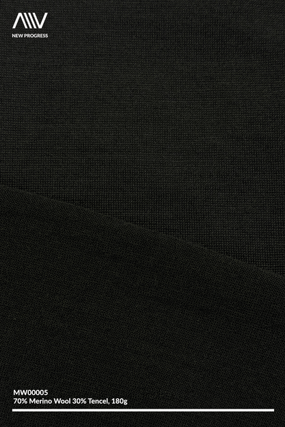 MW00005 - Ultra Soft Merino Wool/ Tencel Blend Single Jersey - 180G