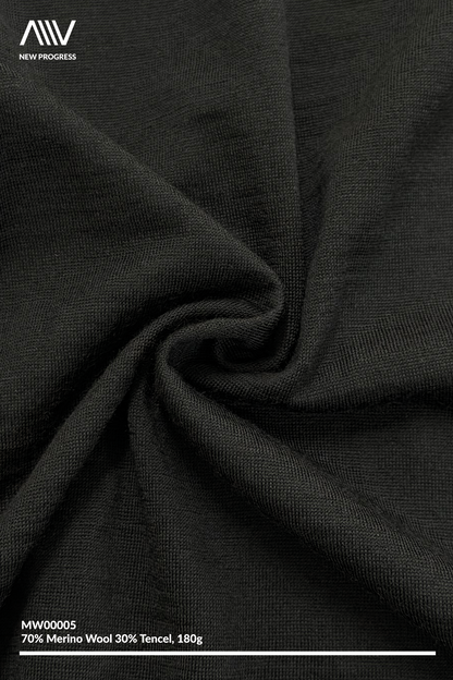 MW00005 - Ultra Soft Merino Wool/ Tencel Blend Single Jersey - 180G
