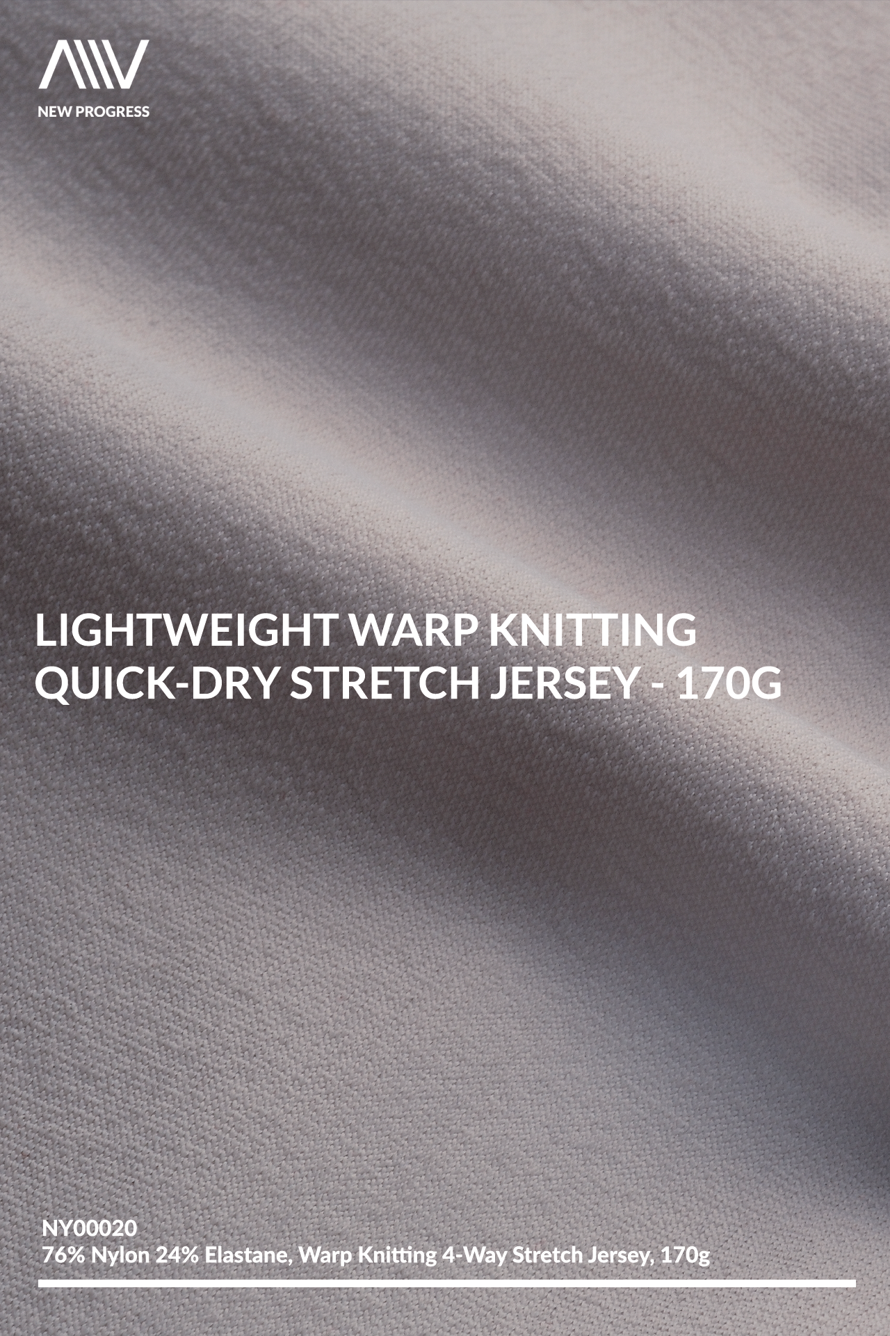 NY00020 - LIGHT-WEIGHT WARP KNITTING 4-WAY STRETCH JERSEY - 170G