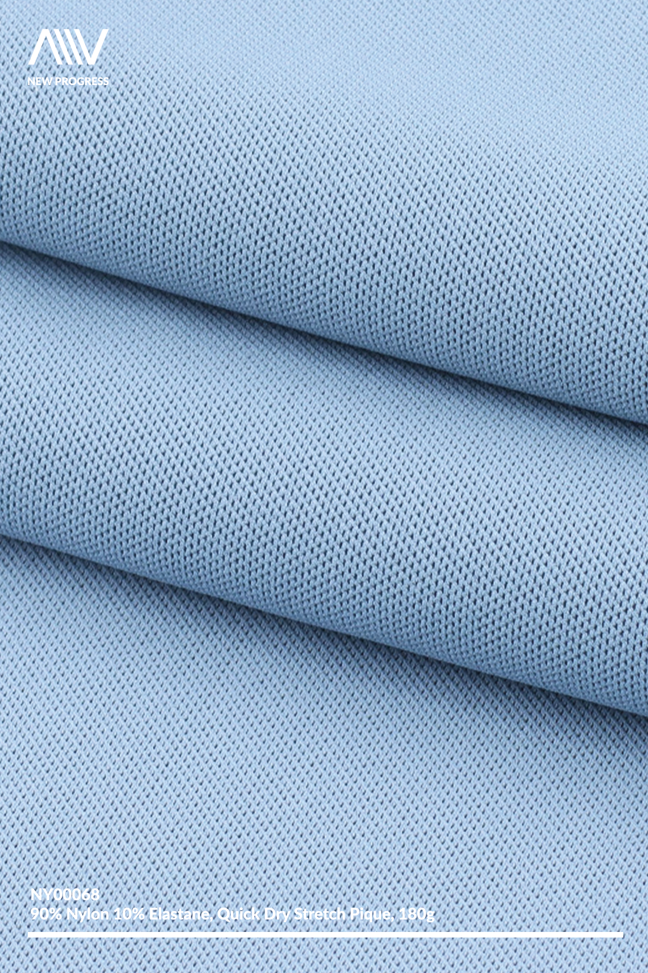 NY00068 - QUICK-DRY STRETCH NYLON PIQUE - 180G