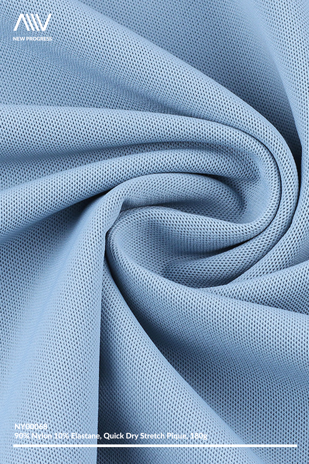 NY00068 - QUICK-DRY STRETCH NYLON PIQUE - 180G