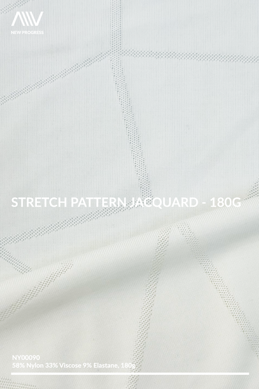 NY00090 - Stretch Pattern Jacquard - 180G