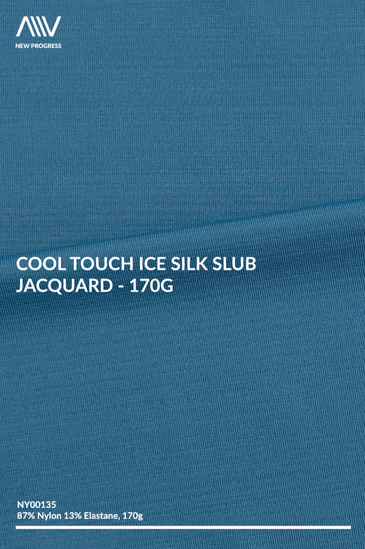 NY00135 - Cool Touch Ice Silk Slub Jacquard - 170G