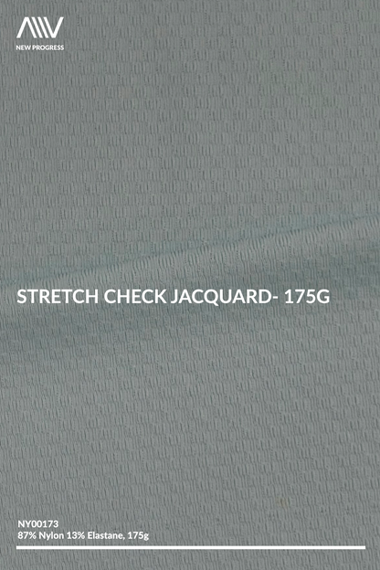 SPJ0391D - Breathable Check Jacquard Short Sleeve Workout Tee
