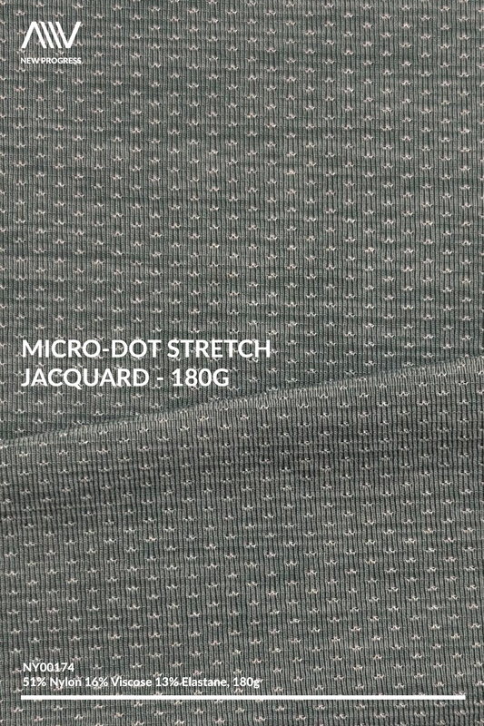 NY00173 - Stretch Check Jacquard - 175G