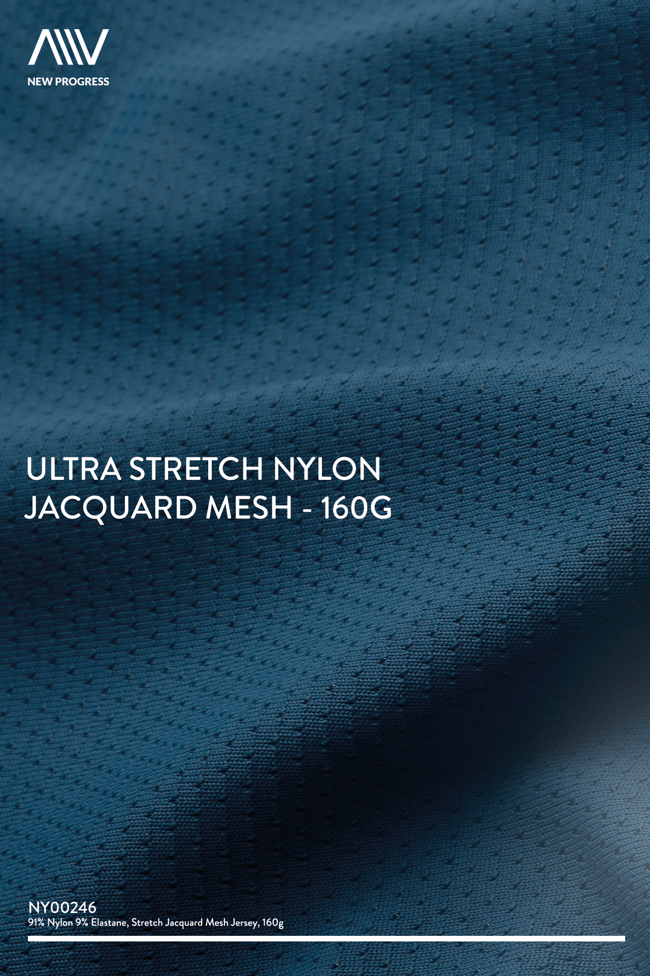 NY00246 - ULTRA STRETCH NYLON JACQUARD MESH - 160G
