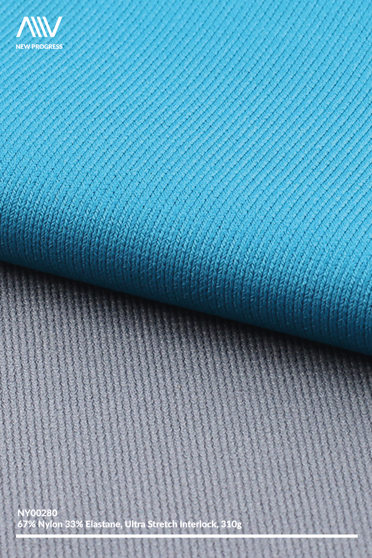 NY00280 - ULTRA 4 WAY STRETCH HEAVY WEIGHT NYLON INTERLOCK - 310G