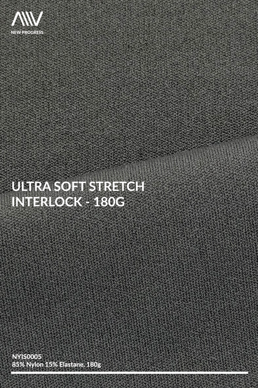 NYIS0005 - Ultra Soft Stretch Interlock - 180G