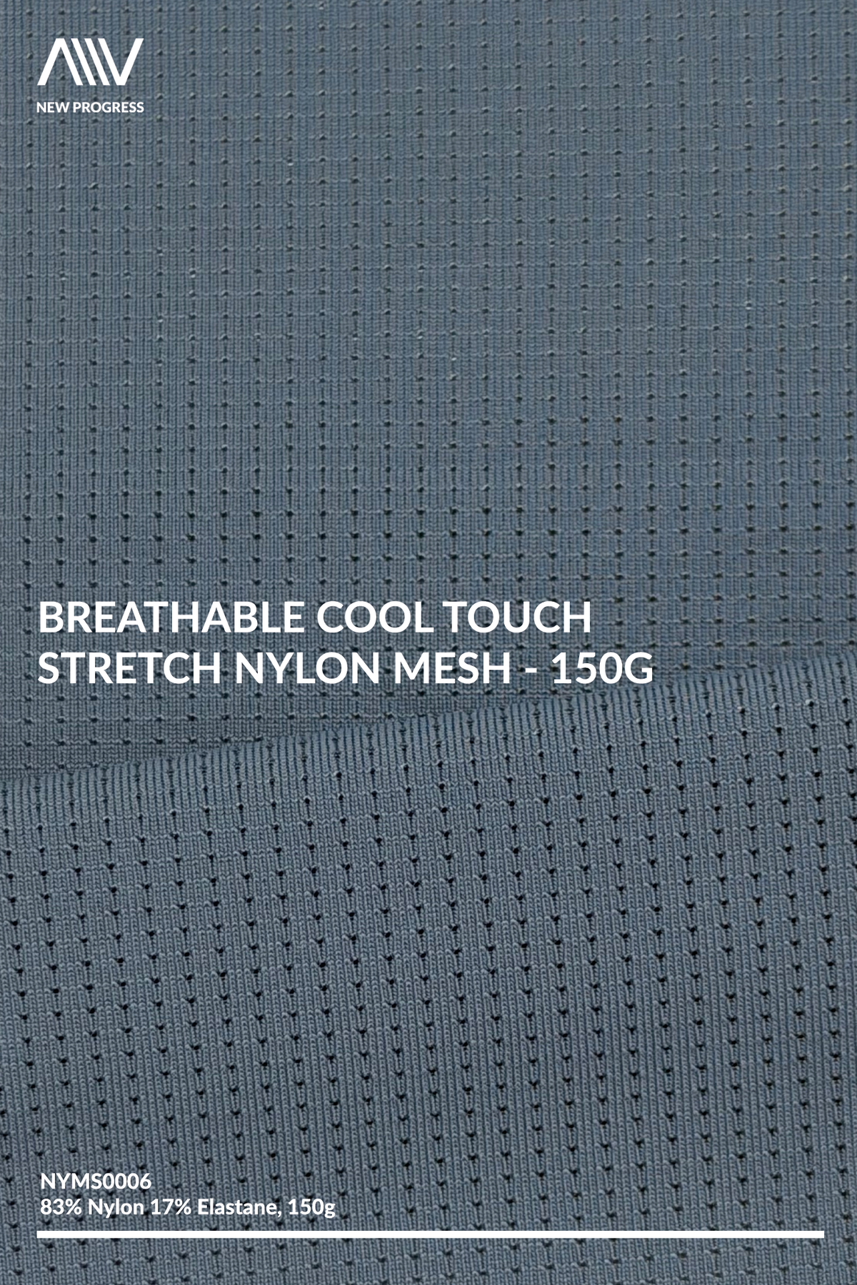 NYMS0006 - Breathable Cool Touch Stretch Nylon Mesh - 150G