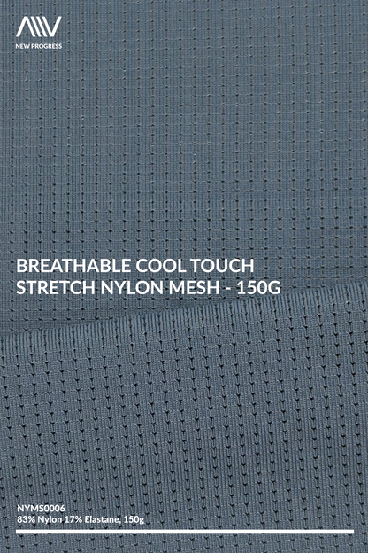 NYMS0006 - Breathable Cool Touch Stretch Nylon Mesh - 150G