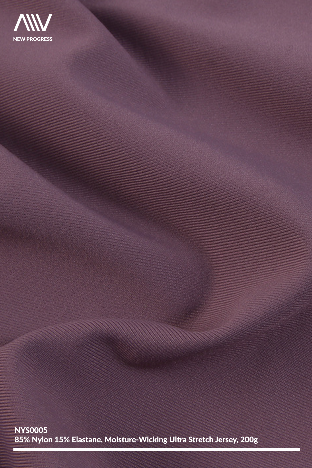 NYS0005 - ULTRA SOFT MOISTURE-WICKING STRETCH JERSEY - 200G
