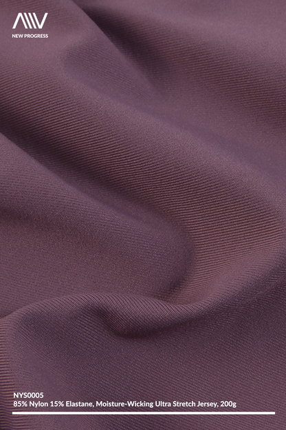 NYS0005 - ULTRA SOFT MOISTURE-WICKING STRETCH JERSEY - 200G