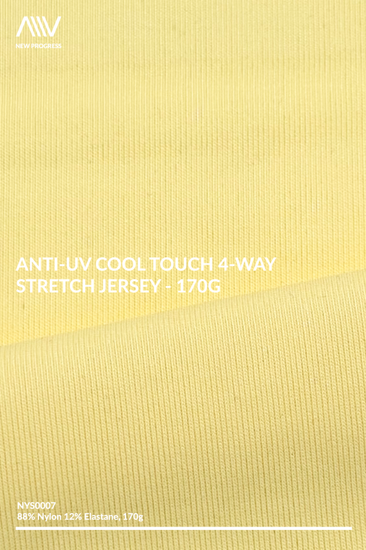 NYS0007 - Anti-UV Cool Touch 4-Way Stretch Jersey - 170G