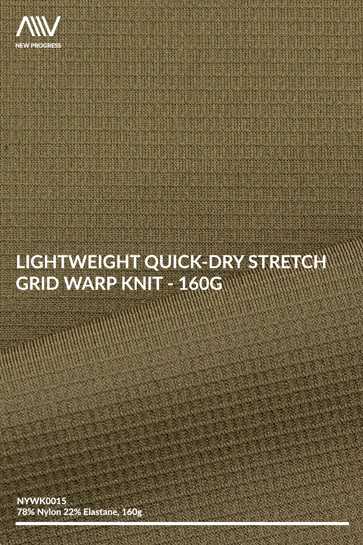 NYWK0015 - Lightweight Quick-Dry Stretch Grid Warp Knit - 160G