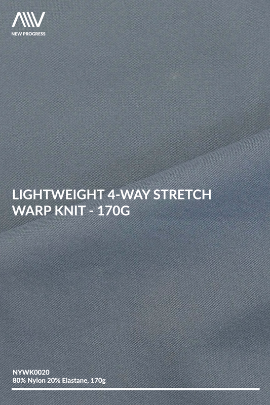 NYWK0023 - Lightweight 4-Way Stretch 0.2 Grid Warp Knit - 160G