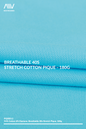PQ00012 - BREATHABLE 40S STRETCH COTTON PIQUE - 180G