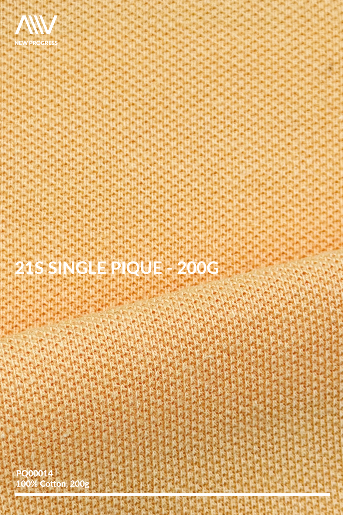 PQ00014 - 21s Single Pique - 200G