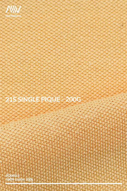 PQ00014 - 21s Single Pique - 200G