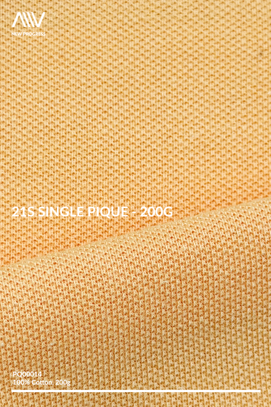 PQ00014 - 21s Single Pique - 200G