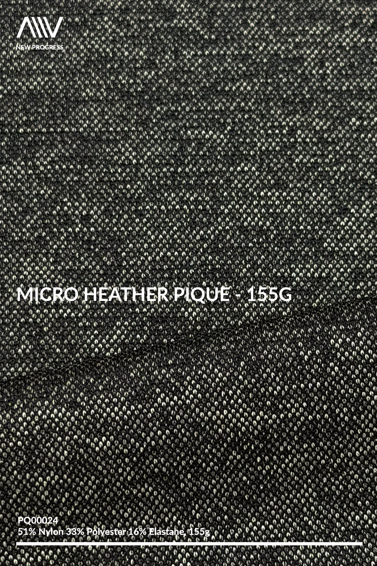 PQ00024 - Micro Heather Piqué - 155G