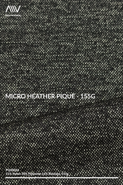 PQ00024 - Micro Heather Piqué - 155G