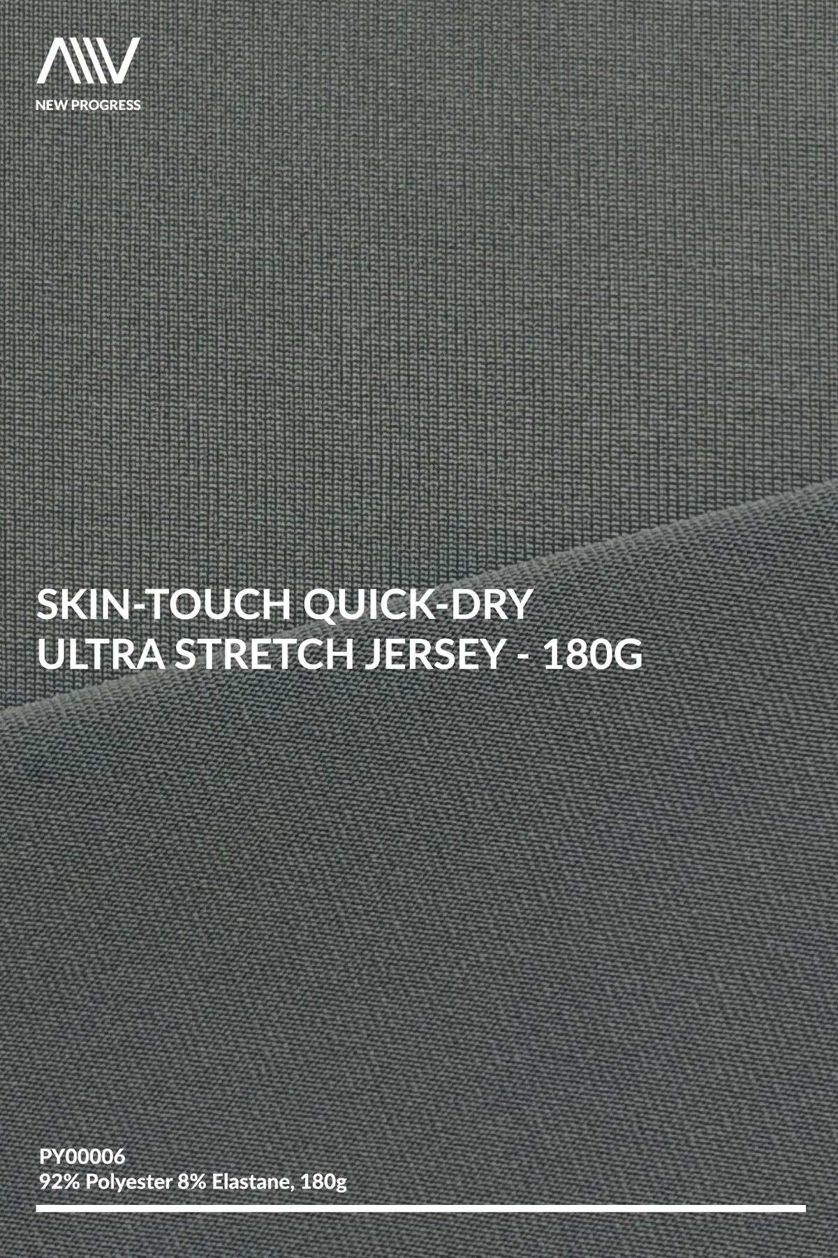 PY00006 - Skin-Touch Quick-Dry Ultra Stretch Jersey - 180G